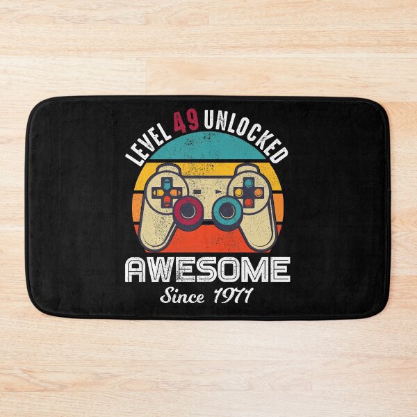 Item preview, Level 49 Unlocked Birthday Awesome Since 1971 designed and sold by RandomStuffShop.