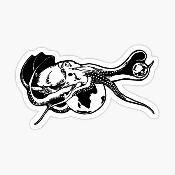Celestial Octopus 2 Sticker