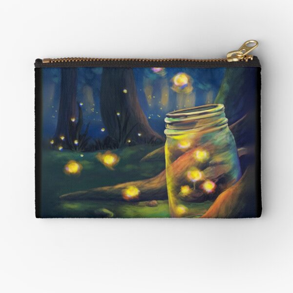Firefly Night Zipper Pouch