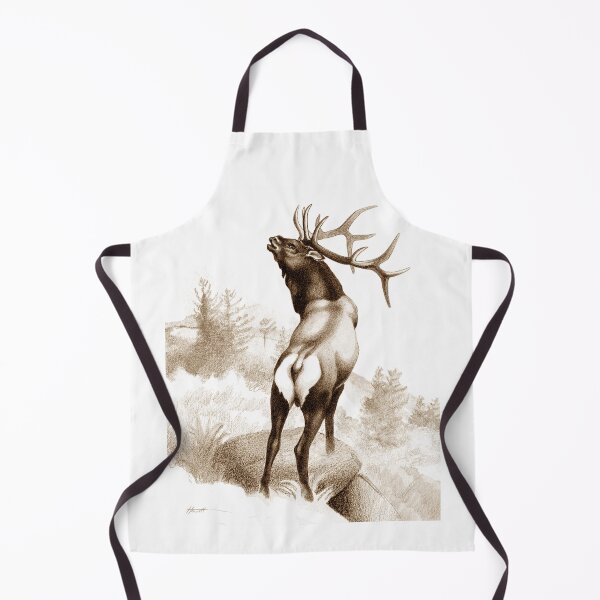 Item preview, The Angry Elk (or Wapiti) designed and sold by Patricia Howitt.