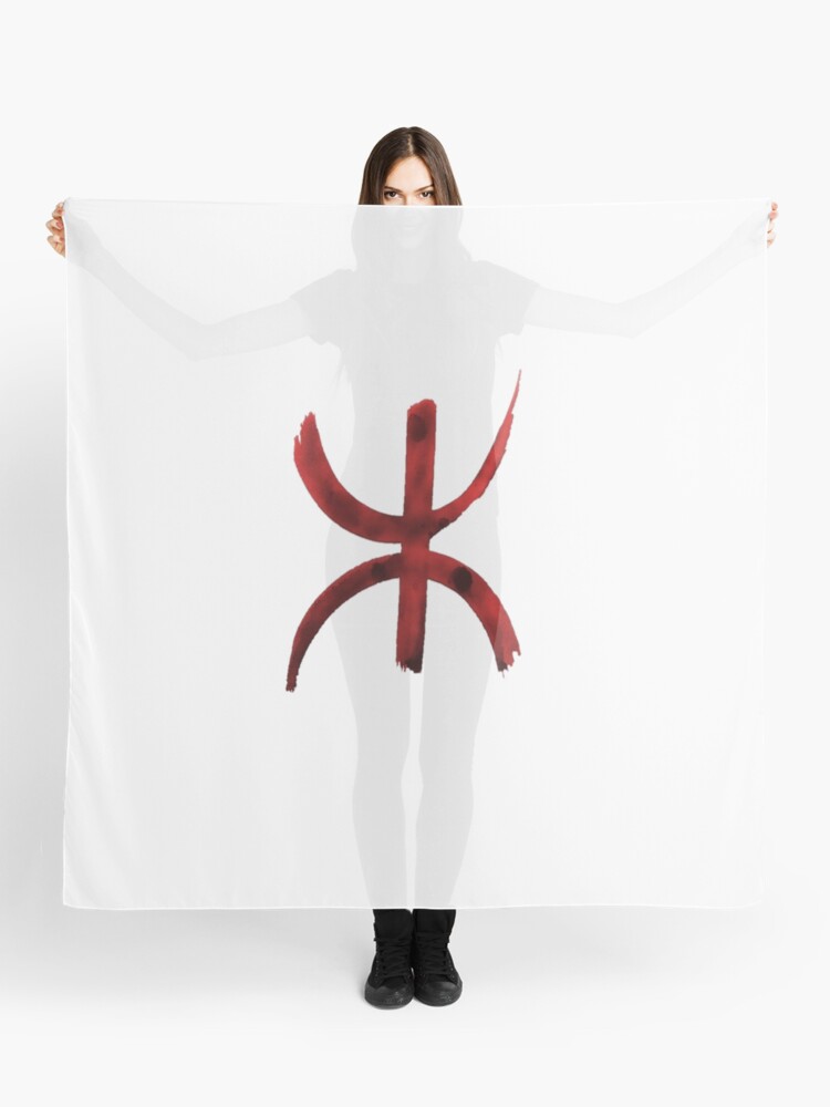 Foulard for Sale avec l'œuvre « berbère amazigh » de l'artiste