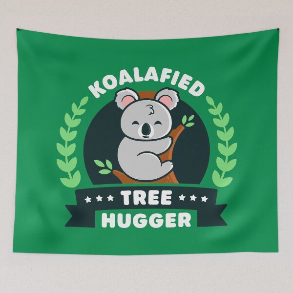 Item preview, Koalafied Tree Hugger - Cute Koala Pun designed and sold by Gudland.
