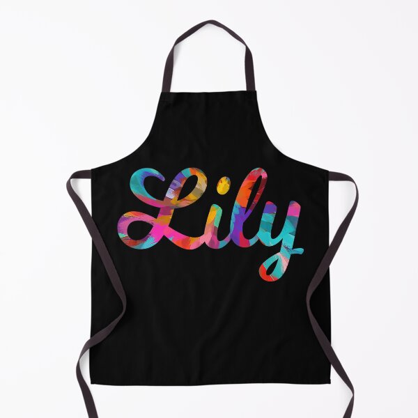 Item preview, Lily abstract painting girl's name designed and sold by ComicKitsch.