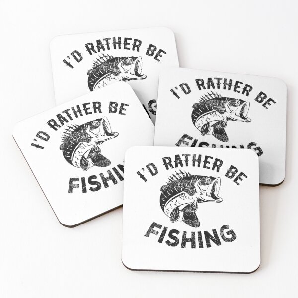 Item preview, I'd Rather Be Fishing | fishing bass fish id rather be fishing bass fishing fisherman angler fly fishing fishing lover designed and sold by Noahlaz.