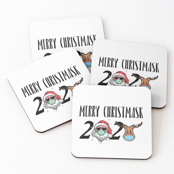 Item preview, Merry Christmask 2020 Christmas Santa Reindeer Face Mask designed and sold by gillys.