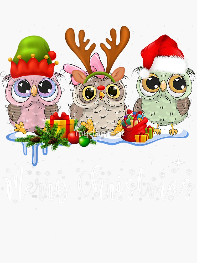 Owl Matching Family Christmas Pajamas Owl Merry Christmas Owl