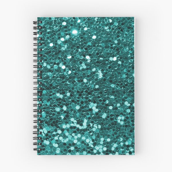 Item preview, Turquoise Blue Glitter Look Chunky Sequin designed and sold by ColorFlowArt.