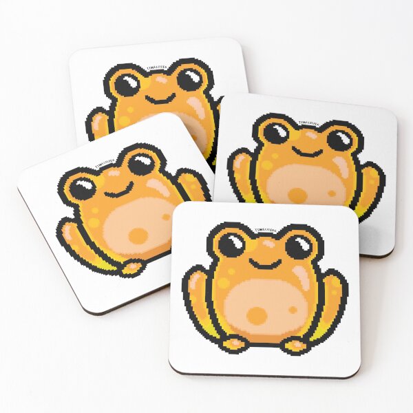 Item preview, Chonky Boi - Frog (Orange Pixel) designed and sold by TswizzleEG.