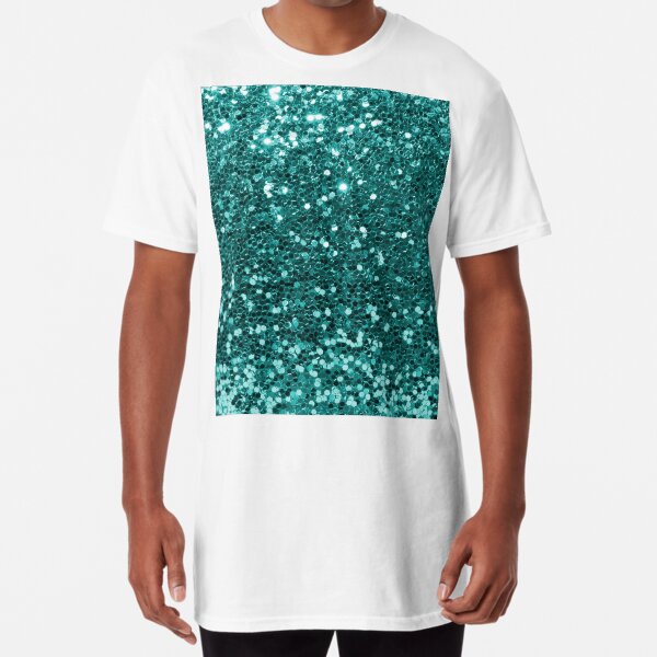 Vista previa del artículo con la obra «Lentejuelas gruesas con apariencia de brillo azul turquesa», diseñado y vendido por ColorFlowArt.