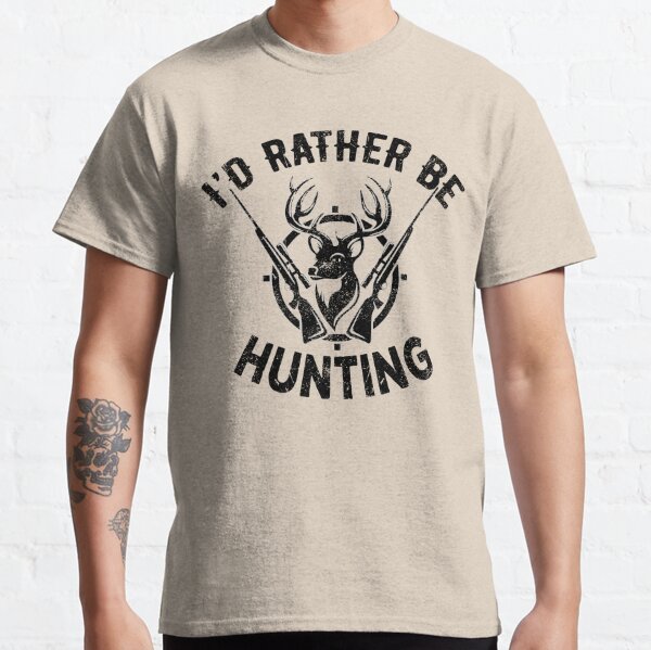 I'd Rather Be Hunting, hunting hunter funny rather hunt fishing ghost  id rather be hunting Sticker for Sale by Noahlaz