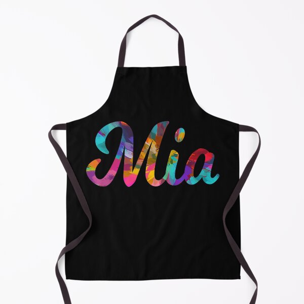 Item preview, Mia girl's name pretty abstract painting designed and sold by ComicKitsch.
