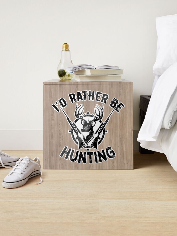 I'd Rather Be Hunting, hunting hunter funny rather hunt fishing ghost  id rather be hunting Sticker for Sale by Noahlaz