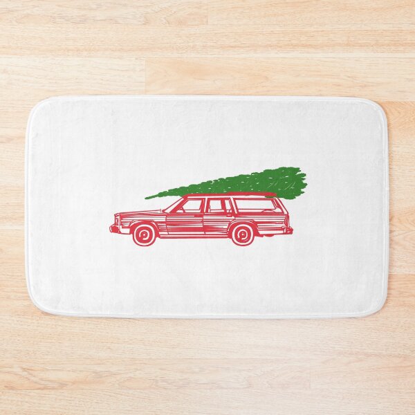 Item preview, Christmas Tree on Station Wagon Fun Christmas Gift Design designed and sold by reg5500.