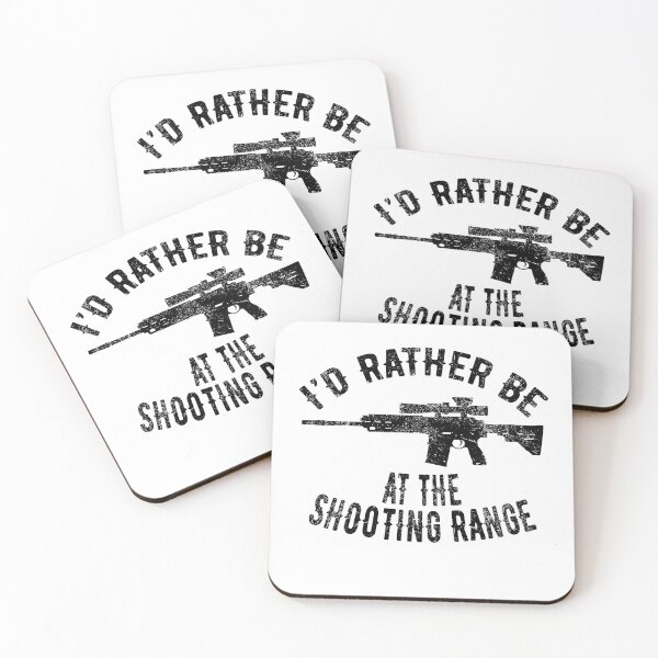 Item preview, i'd rather be at the shooting range shooting gun range target guns shoot rifle hunting designed and sold by Noahlaz.