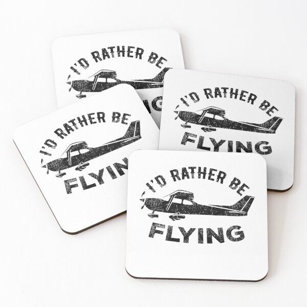 Item preview, I'd Rather Be Flying | Funny flying pilot aviation id rather be flying aircraft airplane flight designed and sold by Noahlaz.