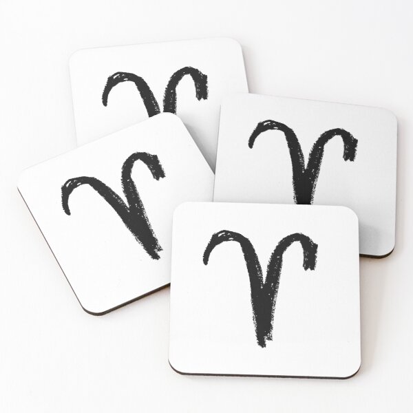 Item preview, Zodiac Aries Symbol for Aries Season designed and sold by badlydrawnbabe.