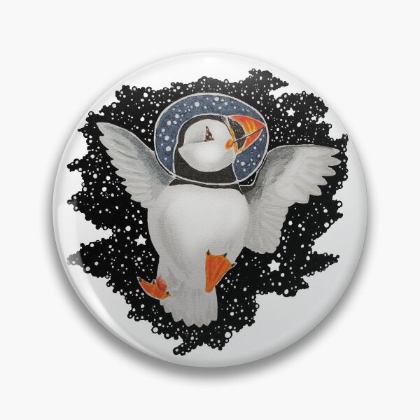 Item preview, Space Puffin designed and sold by notmanywords.