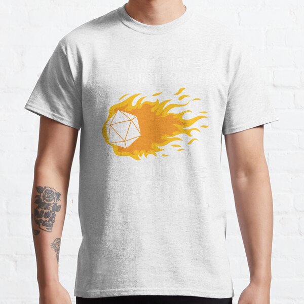 I cast Fireball Wizard Sorcerer DM Gift TTRPG Classic T-Shirt
