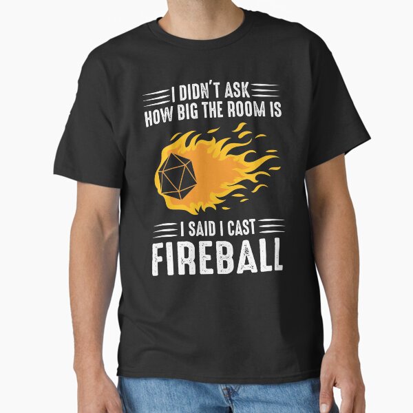 Item preview, I cast Fireball Wizard Sorcerer DM Gift TTRPG designed and sold by Clinton Thomas.