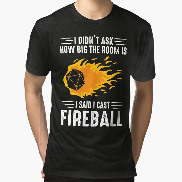 Artikel-Vorschau von Ich zaubere Feuerball Zauberer Hexer DM Geschenk TTRPG, designt und verkauft von Clinton Thomas.