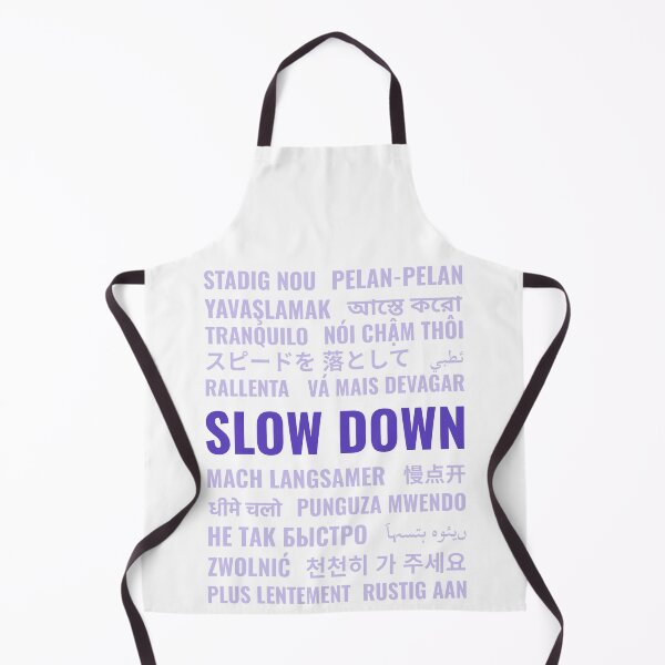 Item preview, Slow Down! - Various Languages designed and sold by Space Jelly.