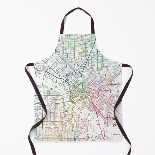Item preview, Dallas Watercolor Map by Zouzounio Art designed and sold by zouzounioart.