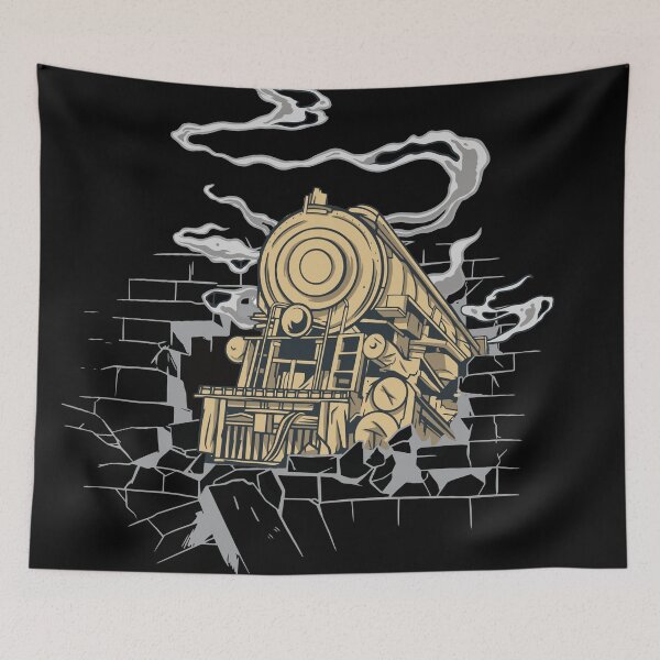 Item preview, Locomotive Breaks The Wall designed and sold by infleims.