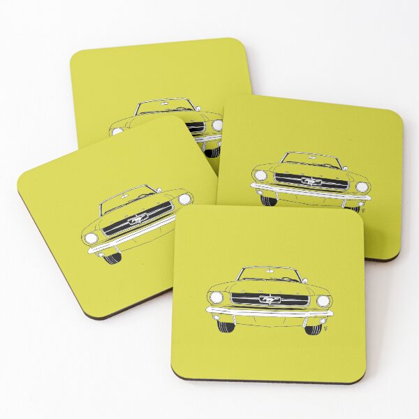 Item preview, Ford Mustang Olive Background designed and sold by Cardrawing-Art.