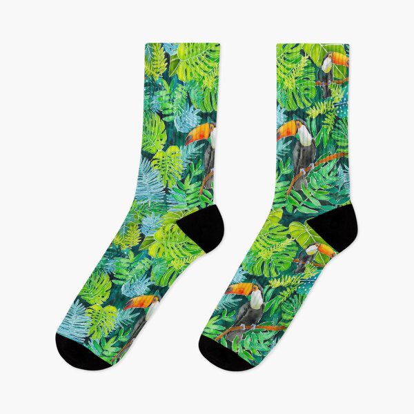 Item preview, Toucan Jungle Pattern designed and sold by Klearwater.