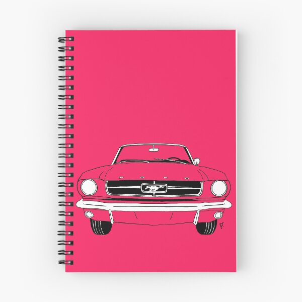 Item preview, Ford Mustang Neon Pink Background designed and sold by Cardrawing-Art.