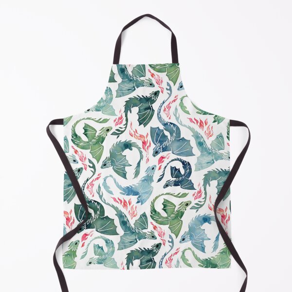 Item preview, Dragon fire blue & green designed and sold by adenaJ.