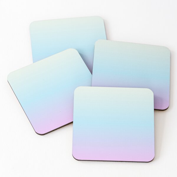 Item preview, Pastel Blue Lavender Pink Ombre Fade Sunset Gradient designed and sold by SqueakyRicardo.