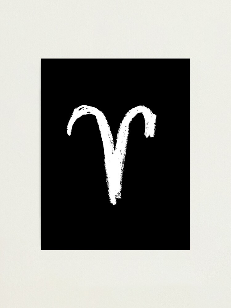 Aries Zodiac Symbol Aries Zodiac Sign Photographic Print