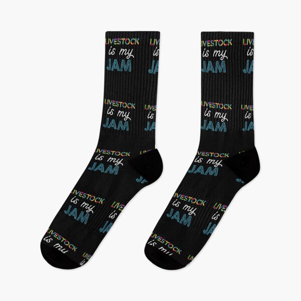 Item preview, Livestock is my Jam. Funny Livestock Design designed and sold by Custom365.