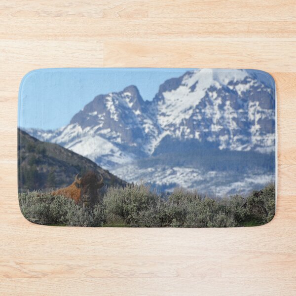Item preview, Bison in Yellowstone, Yellowstone Montana,Yellowstone Wyoming, Bison in Mountains designed and sold by naturecdesigns.