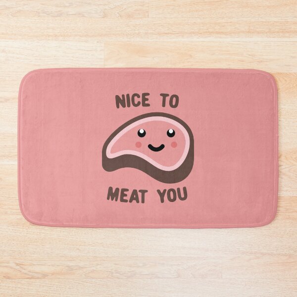 Item preview, Nice to Meat You Kawaii Steak designed and sold by KawaiiPark.