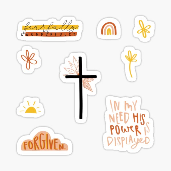 Christian Sticker Pack - Boho Theme Sticker for Sale by Saige Potter