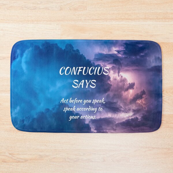 Item preview, Confucius Says Act First designed and sold by starshiporion.