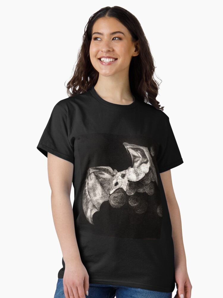 Thumbnail 2 of 7, Classic T-Shirt, Fruit Bat designed and sold by SandDragonPress.