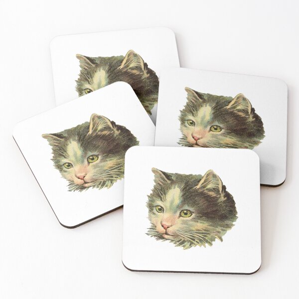 Item preview, Vintage Cat, Victorian Cute Kitten designed and sold by WallArt01.