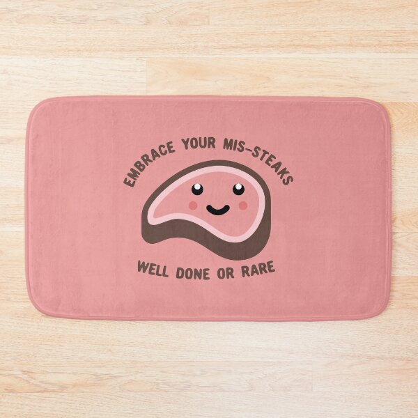 Item preview, Embrace your Mis-steaks well done or rare Kawaii Steak designed and sold by KawaiiPark.