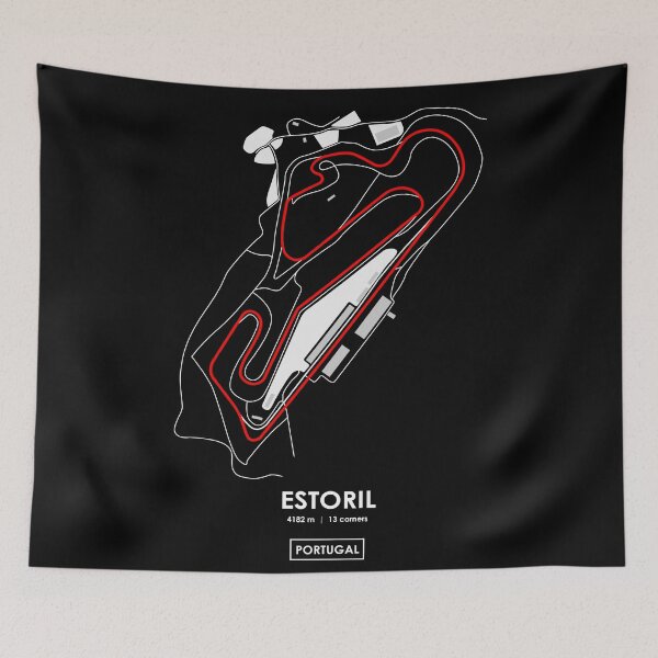 Item preview, ESTORIL - PORTUGAL TRACK MAP 2.0 RED designed and sold by andreanastasio.