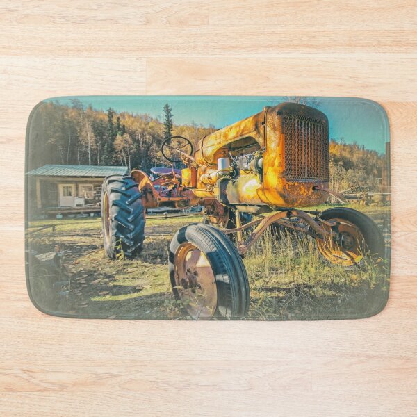 Item preview, Yellow Vintage Tractor designed and sold by nkmoir.