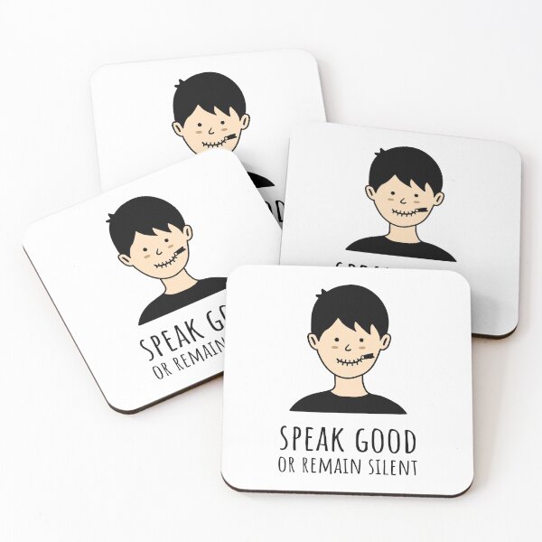 Item preview, Speak Good or Remain Silent designed and sold by suwarnaadi.