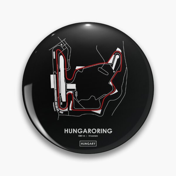 Item preview, HUNGARORING - HUNGARY TRACK MAP 2.0 RED designed and sold by andreanastasio.