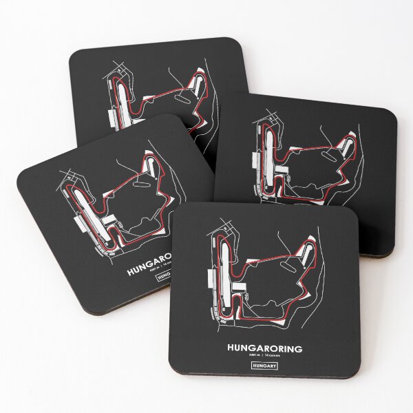 Item preview, HUNGARORING - HUNGARY TRACK MAP 2.0 RED designed and sold by andreanastasio.