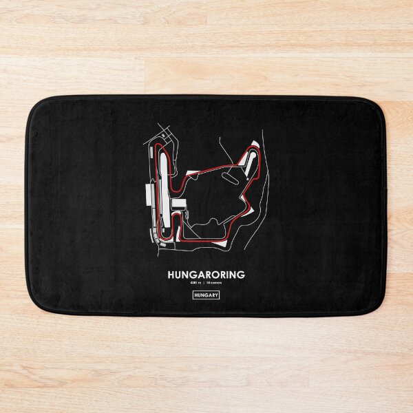Item preview, HUNGARORING - HUNGARY TRACK MAP 2.0 RED designed and sold by andreanastasio.