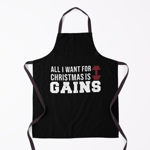 Item preview, All I Want For Christmas Is Gains Christmas running top designed and sold by tinypurpleland.