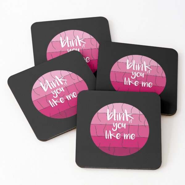 Item preview, Blink If You Like Me:For Mom,For Dad,Funny,Cute designed and sold by Chaos Pixel Studio.