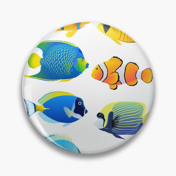 Item preview, Marine Fish Pattern designed and sold by killies.